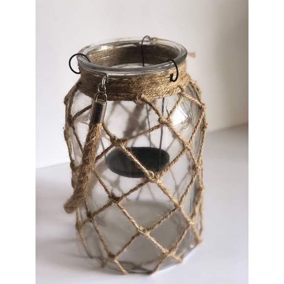 NAUTICAL LANTERN WITH TWINE - Picture 2 of 3